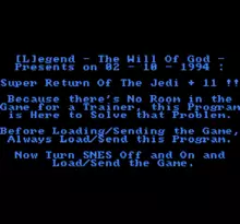 Image n° 4 - screenshots  : Super Star Wars - Return of the Jedi